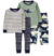 Kit pijamas infantil de frio menino  Carters avião