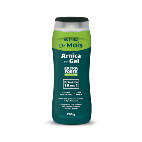 Arnica em Gel Dr. Mais Massageador 10 em 1 Extra Forte 200g NUTRIEX