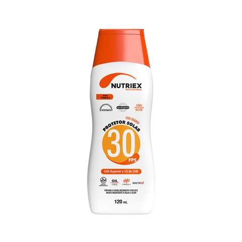Protetor Solar Fps 30 Nutriex Profissional 120ml