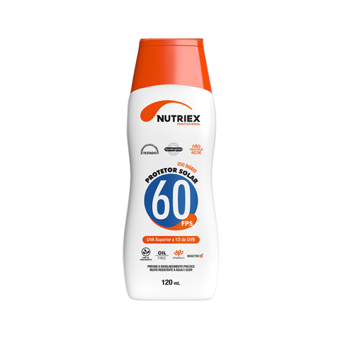 Protetor Solar Fps 60 Nutriex Profissional 120ml