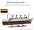 Com Luz LED Versão Atualização Titanic Cruise Ship Modelo Veleiro De Madeira - WSTSTORE
