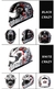 LS2-Full Face Capacete De Motocicleta Para Homens E Mulheres, Capacetes De Corri - WSTSTORE