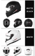 LS2-Full Face Capacete De Motocicleta Para Homens E Mulheres, Capacetes De Corri