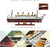 Com Luz LED Versão Atualização Titanic Cruise Ship Modelo Veleiro De Madeira - comprar online