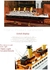Com Luz LED Versão Atualização Titanic Cruise Ship Modelo Veleiro De Madeira - WSTSTORE