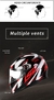 LS2-Full Face Capacete De Motocicleta Para Homens E Mulheres, Capacetes De Corri