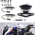 Kit de suporte para placa de moto, com luz led para seta e desligamento, compat?