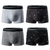 Imagem do Cuecas boxer de algodão masculinas, cuecas antibacterianas boxers respiráveis