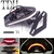 Kit de suporte para placa de moto, com luz led para seta e desligamento, compat? na internet