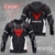 Moletom com capuz com zíper masculino, camisa esportiva extrema, motocicleta GP na internet