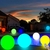 40cm brilhante led inflável bola de praia piscina brinquedo 16 núcleos luz par - comprar online
