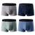 Cuecas boxer de algodão masculinas, cuecas antibacterianas boxers respiráveis