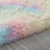 Tapete macio de pelúcia para decoração de sala, tapetes macios, piso antiderr - loja online