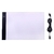 Mesa de fotocópia LED para crianças, prancheta, transmissão de luz, mesa de c