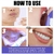 Roxo Bottom Press Dentífrico, Mousse de Limpeza Dental, Refresca a respiração - WSTSTORE