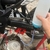Escova de manutenção de corrente de motocicleta, ferramenta de limpeza de engr