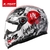 LS2-Full Face Capacete De Motocicleta Para Homens E Mulheres, Capacetes De Corri