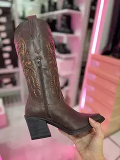 TEXANAS RENATA CUERO GASTADO SUELA - tienda online