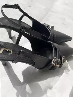 STILETTOS CHELSEA SIMIL CUERO NEGRO en internet
