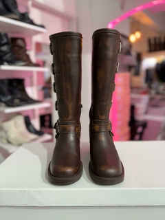 BIKER BOOTS MAILU CUERO SUELA - Anton