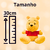 Pooh de Pelúcia Disney Big Feet 30cm
