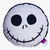 Almofada Redonda O Estranho Mundo de jack Skellington 33cm