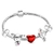 CHIELOYS-Pulseira Romântica Cor Prata para Mulheres, Pulseira Marca,