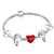 CHIELOYS-Pulseira Romântica Cor Prata para Mulheres, Pulseira Marca, na internet