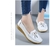 Sapatos alpargatas slip-on com saltos baixos para mulheres, casual. - loja online
