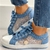 Sapatilhas femininas com cadarço de lazer, sapatos casuais, sapatos de caminhad na internet