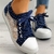 Sapatilhas femininas com cadarço de lazer, sapatos casuais, sapatos de caminhad - comprar online