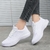 Sapatos de malha para mulheres, tênis de caminhada casual, tênis versátil para o dia dia - loja online