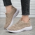 Sapatos de malha para mulheres, tênis de caminhada casual, tênis versátil para o dia dia - loja online