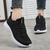 Sapatos de malha para mulheres, tênis de caminhada casual, tênis versátil para o dia dia - loja online