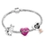 Imagem do CHIELOYS-Pulseira Romântica Cor Prata para Mulheres, Pulseira Marca,