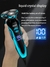 Barbeador elétrico elétrico para homens, lavável, aparador de cabelo, corte, - comprar online