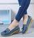 Sapatos alpargatas slip-on com saltos baixos para mulheres, casual. na internet