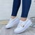 2023 Flat sapata - Tenis com fivela e cadarço, realçando designer do calçado - comprar online
