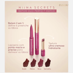 Batom Duo Perfect Match Niina secrets