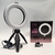 Aro Anillo Luz Led 16CM + Trípode de Mesa Regulable USB