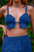 Top Lace Azul