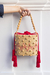 Bolsa Moarê Vermelha