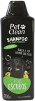 Shampoo e Condicionador Pet Clean Pelos Escuros 2 em 1