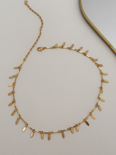 CHOKER GOTINHAS LISAS BANHO A OURO 18K - comprar online