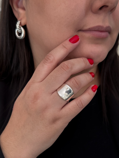 ANEL PRATA 925 LISO BOLD ELETROFORMAÇÃO N• 20