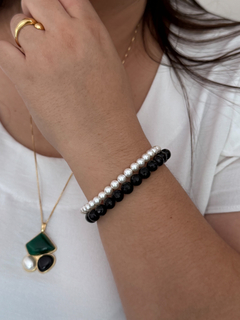 PULSEIRA PÉROLA SHELL CLÁSSICA BANHO A OURO na internet