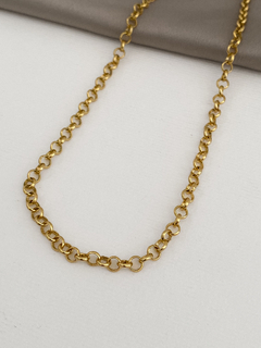 CHOCKER ELOS PORTUGUÊS BANHO A OURO 18K - comprar online