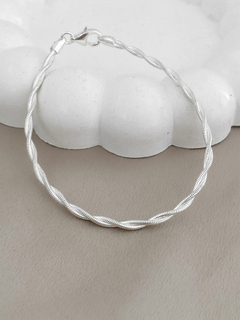 PULSEIRA TORCIDA PRATA 925 - comprar online
