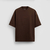 Camiseta Oversized Premium Marrom Bordado