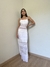Vestido Longo Off White Patchwork Iorane Tam M